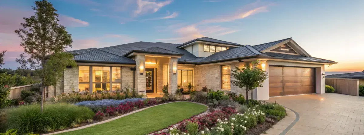 Premium Western Australian home at golden hour